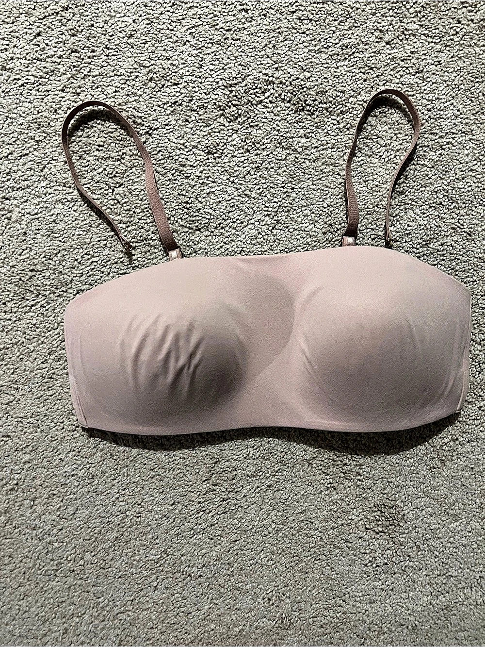 Victoria's Secret Love Cloud Wireless Strapless Bra Pink Strapless Bra 32B NWT
